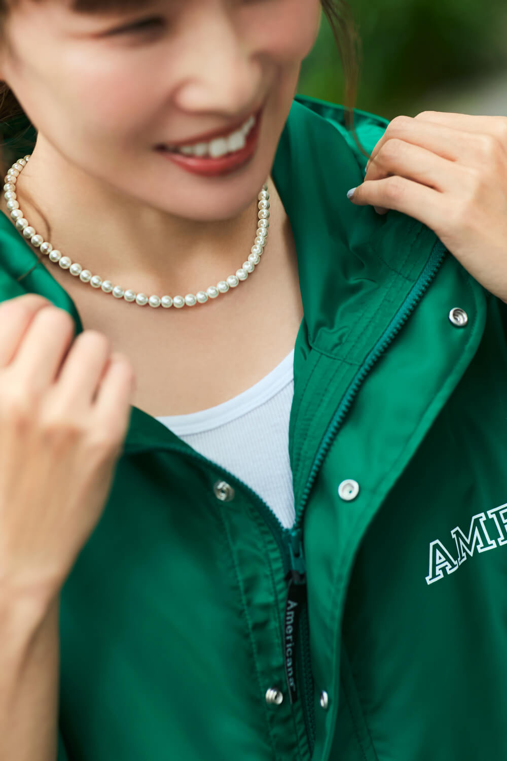 おしゃれに血流ケアができる磁気パールネックレスが新登場!人気スタイリスト石毛のりえさんの3DAYS私服コーデ