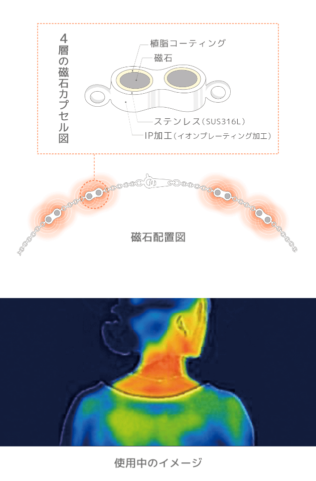 独自の磁石カプセル